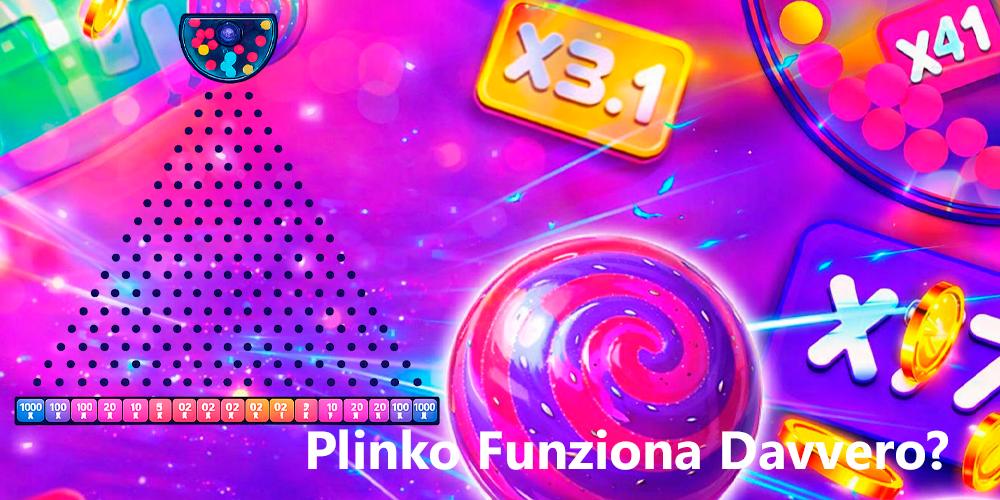 Il gioco Plinko è piuttosto complesso e funziona con RNG
